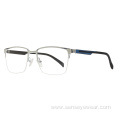 Luxury Design Bevel Metal Optical Frames Eyeglass Glasses